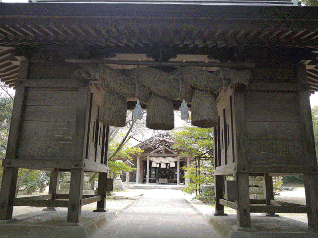 長浜神社　注連縄